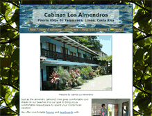 Tablet Screenshot of cabinaslosalmendros.com